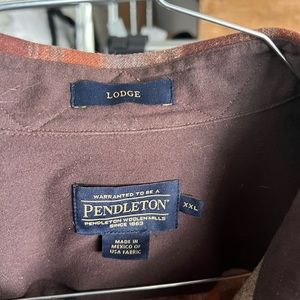 Pendleton plaid shirt
